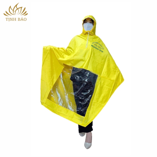 Áo Mưa Cánh Dơi 1 Mũ Phối Bóng Kính