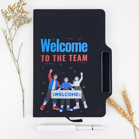 Set Quà Tặng Nhân Viên Mới Sổ Tay Tích Hợp Giá Điện Thoại TB10