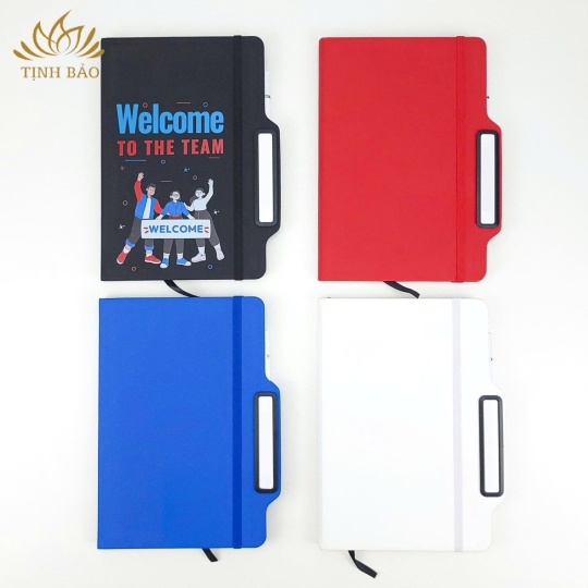 Set Quà Tặng Nhân Viên Mới Sổ Tay Tích Hợp Giá Điện Thoại TB10